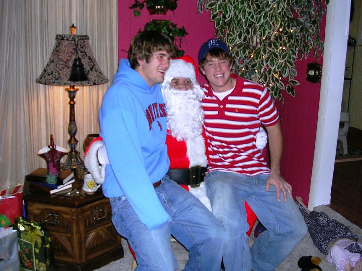 Jones Boys & Santa.JPG